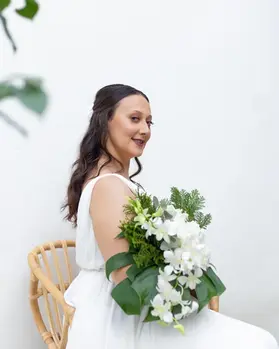 Jéssica e seu Buquê