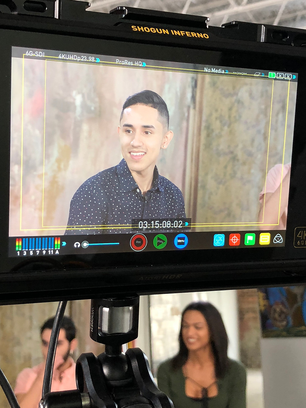 Ishmael Perez, of QLatinx, speaking on intersectional LGBTQ+ Latinx activism in Orlando.
