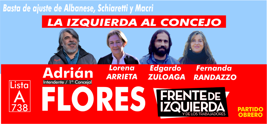 Vota al FIT en Rio Ceballos