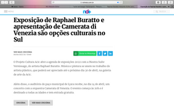 Reportagem em sitio Eletrônico