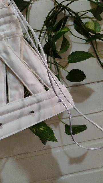 Miniature : Belt em Fitas Branco (PRONTA ENTREGA)