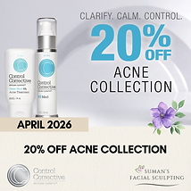 Suman's Facial Sculpting April 2026 Control Corrective 20% Off Acne Collection