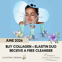 Suman's Facial Sculpting Clayton Shagal June 2026 Collagen Elastin Cleanser Promotion