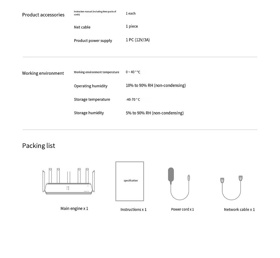 Thumbnail: Xiaomi Mijia Router BE7000 Tri-Band WiFi Repeater VPN 1GB Mesh 3.0USB IPTV 7000M