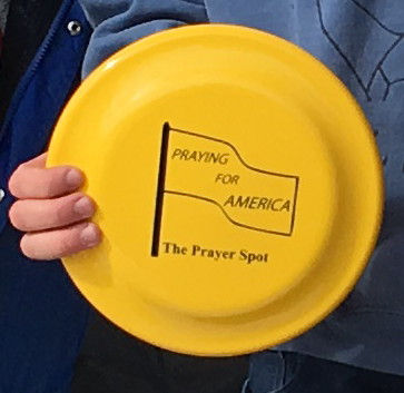 Logo on Frisbee