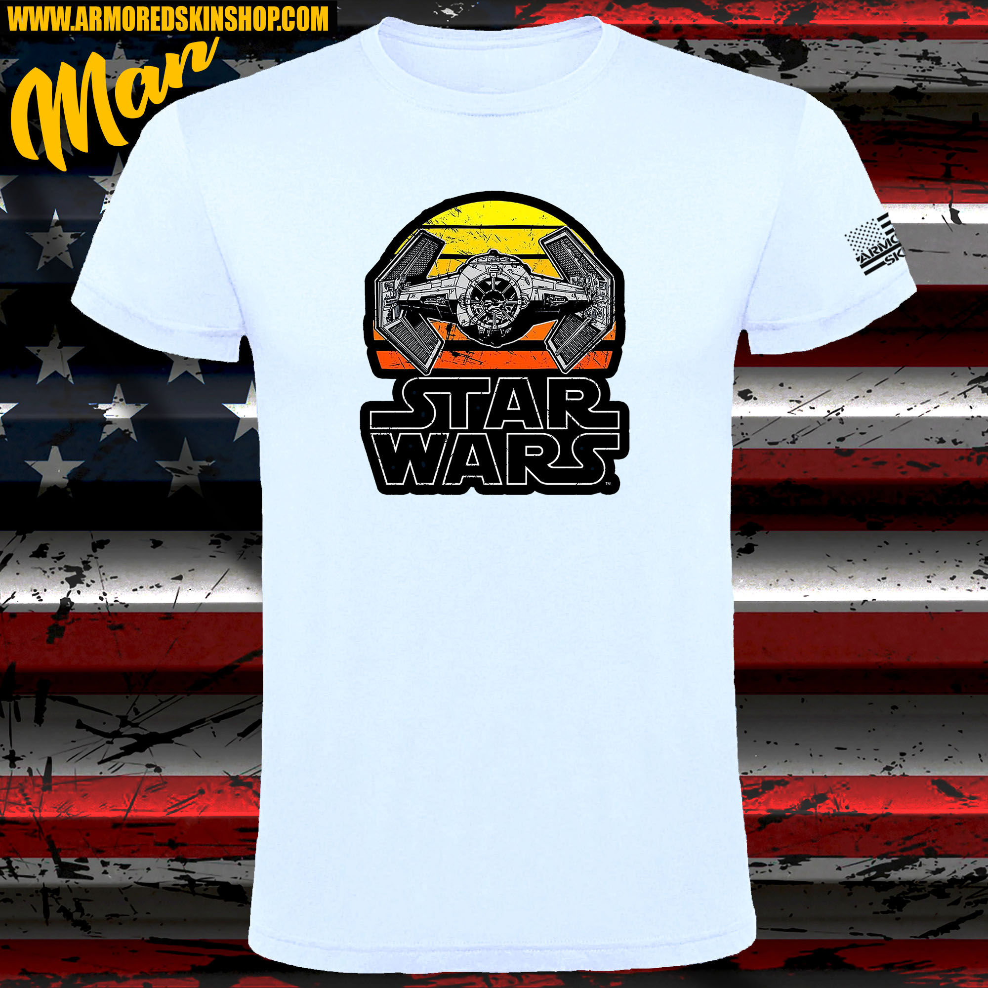 CAMISETA STAR WARS TIE FIGHT VINTAGE