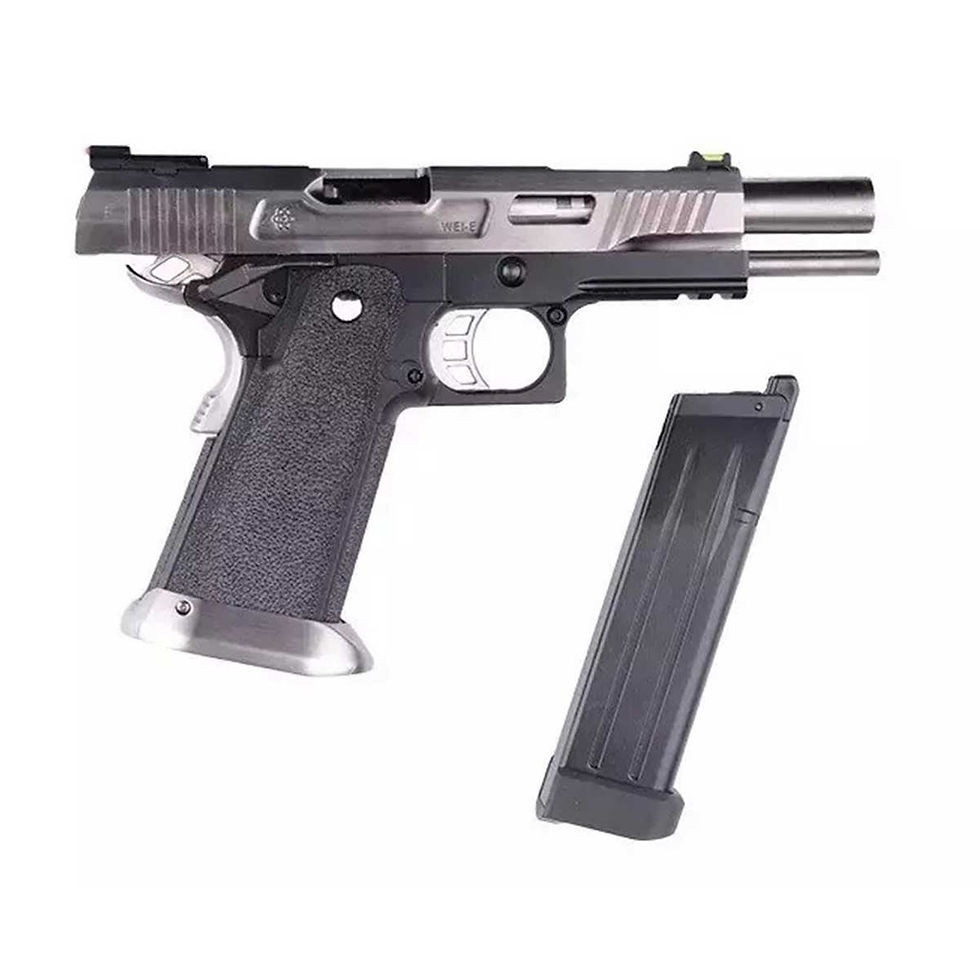 Miniatura: PISTOLA WE HI-CAPA 5.1 REX LONG FULL METAL PLATA