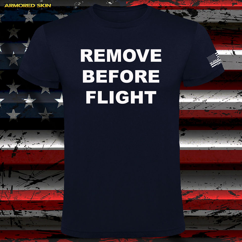 Miniatura: CAMISETA REMOVE BEFORE FLIGHT