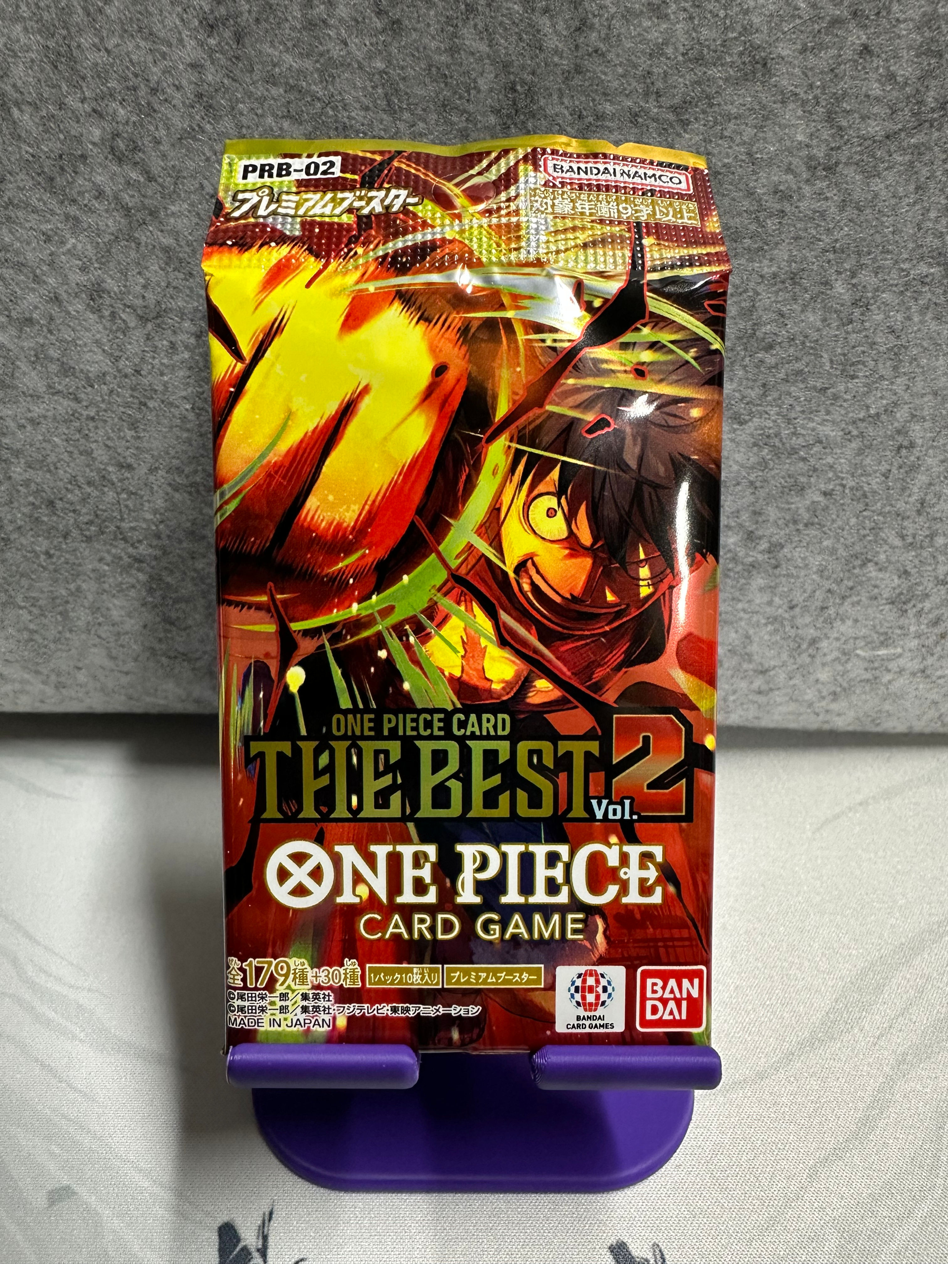 (1x Pack) One Piece Card Game JP The Best Vol. 2 PRB-02
