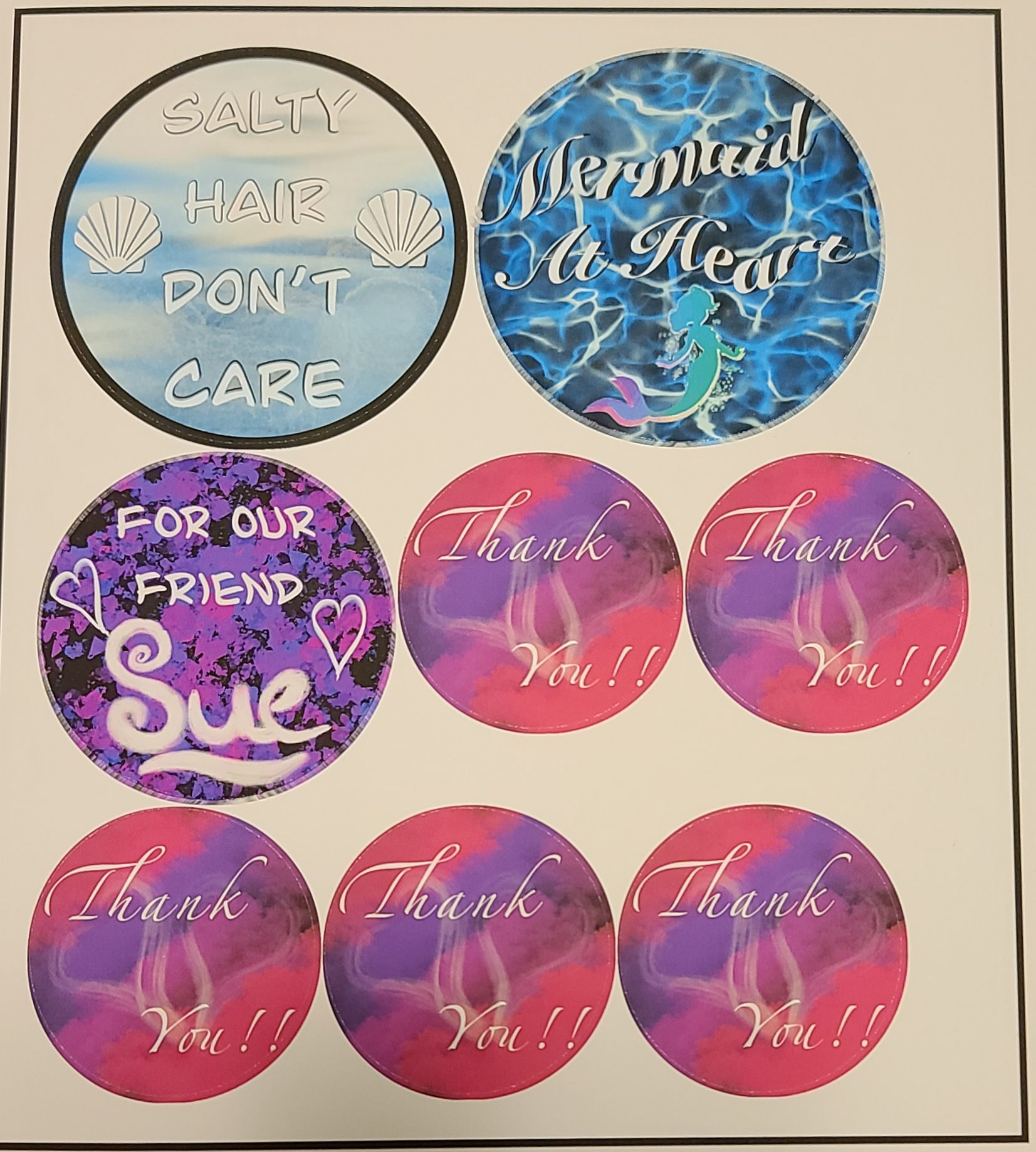 Custom Sticker sheet