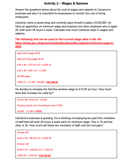 Thumbnail: BTEC Business Unit 7: Business Decision Making Learning Aim E Resource Pack
