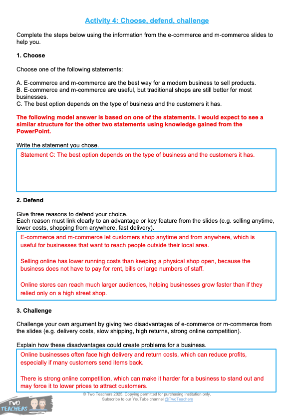Thumbnail: Pearson T Level Marketing Element 1.5 Teacher Resource Pack