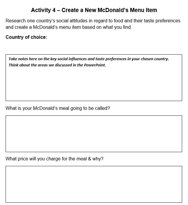 Thumbnail: BTEC Business Unit 5: International Business Learning Aim C Resource Pack