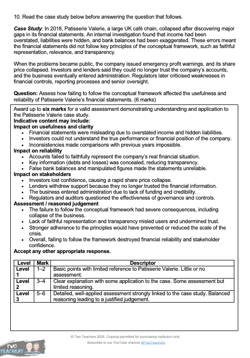 Thumbnail: Pearson T Level Finance Element 1.3 Teacher Resource Pack