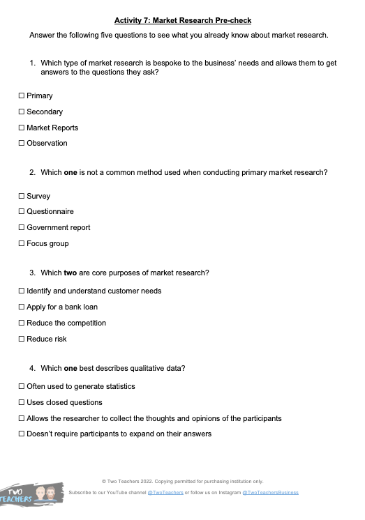 Thumbnail: Edexcel GCSE Topic 1.2 Teacher Resource Pack