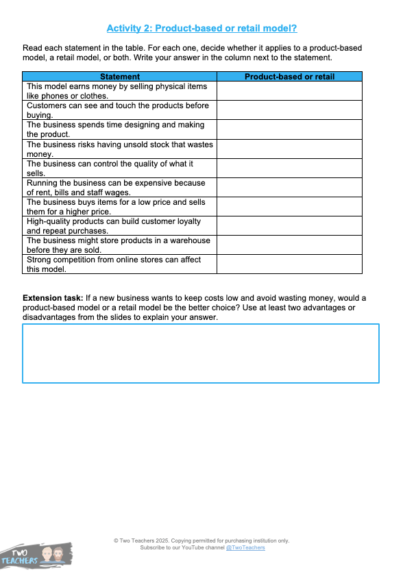 Thumbnail: Pearson T Level Marketing Element 1.5 Teacher Resource Pack
