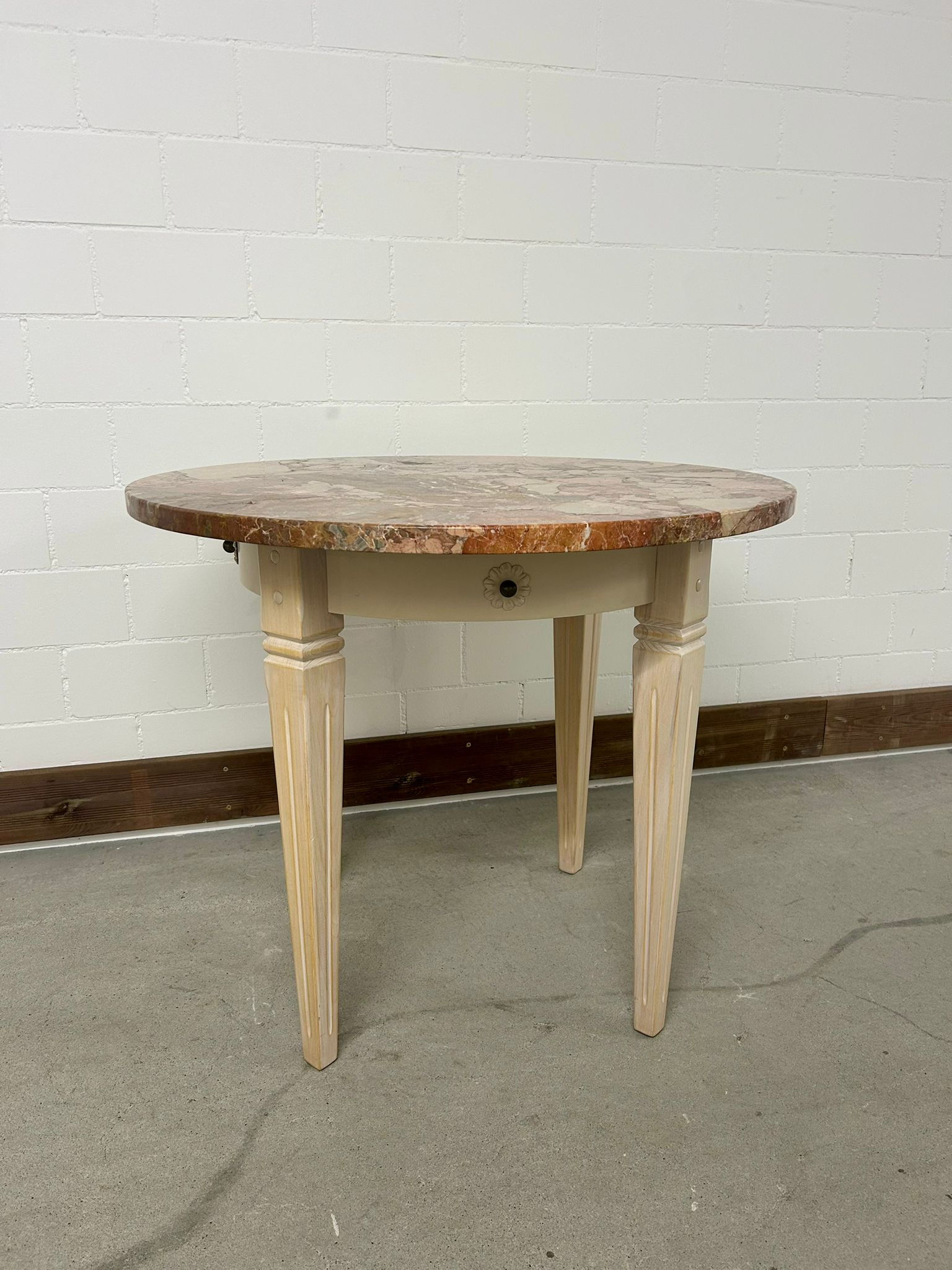 Esstisch Beistelltisch mit Sottilemarmo Savoia Marmorplatte