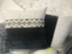 Velvet piece pillow with trim.jpeg