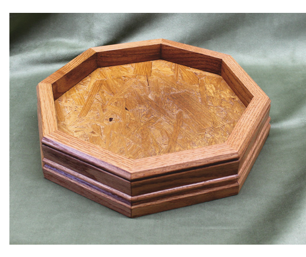 Habitat Base - Octagon. Available in Oak or Walnut. Dimensions: 16" x 16"