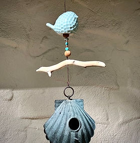 COPPER BIRD HOUSE
