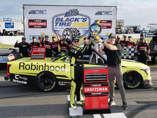 Corey Heim rocks field to win Truck race at Rockingham