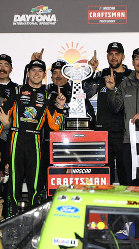 Chandler Smith wins Craftsman Truck Series season opener at Daytona