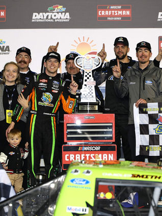 Chandler Smith wins Craftsman Truck Series season opener at Daytona
