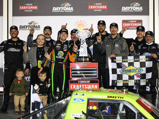 Chandler Smith wins Craftsman Truck Series season opener at Daytona