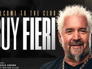 LEGACY MOTOR CLUB WELCOMES GUY FIERI AS STRATEGIC OWNER