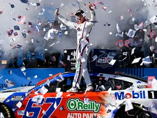 Corey Haim wins first Cup race in San Diego