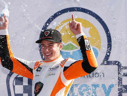 William Sawalich scores first O’Reilly Auto Parts Series win at Rockingham