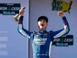 Corey Day earns first career NASCAR O'Reilly win in Talladega