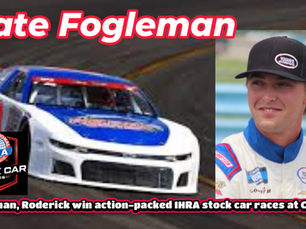 Fogleman, Roderick win action-packed IHRA stock car races at Cordele