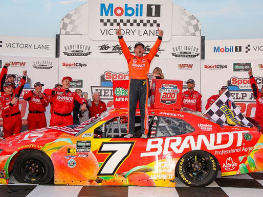 Justin Allgaier Wins at Darlington