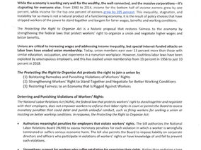 Support Proposed Legislative Changes to the National Labor Relations Act