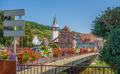 Niedernhall in the Hohenlohe district in Southern Germany at summer time.jpg