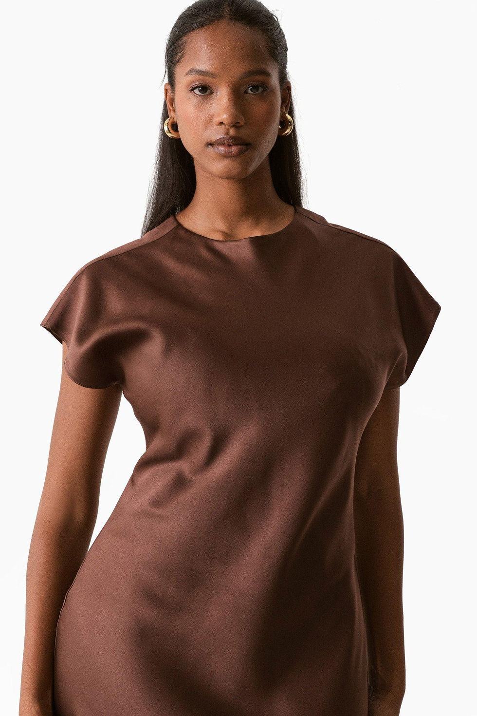 Thumbnail: Satin Column Dress
