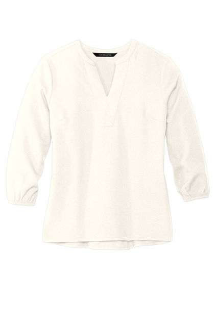 Thumbnail: Mercer+Mettle Women's Stretch Crepe 3/4-Sleeve Blouse