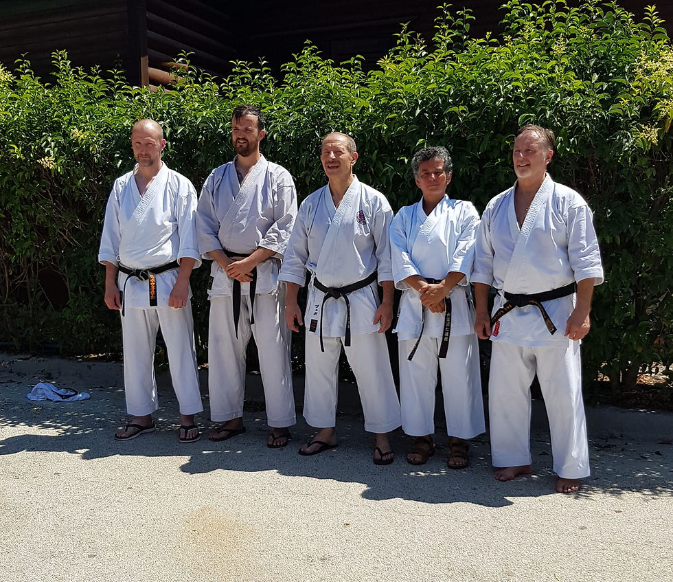 Group photo at the end of the week