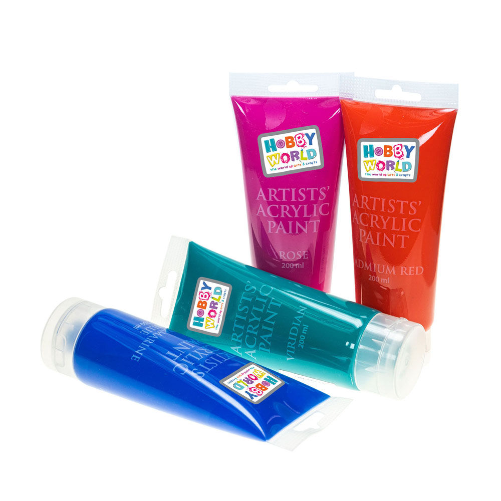192129 ACRYLIC PAINT TUBE 200ML
