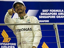 Lewis Hamiton 2017 Singapore GP Champion