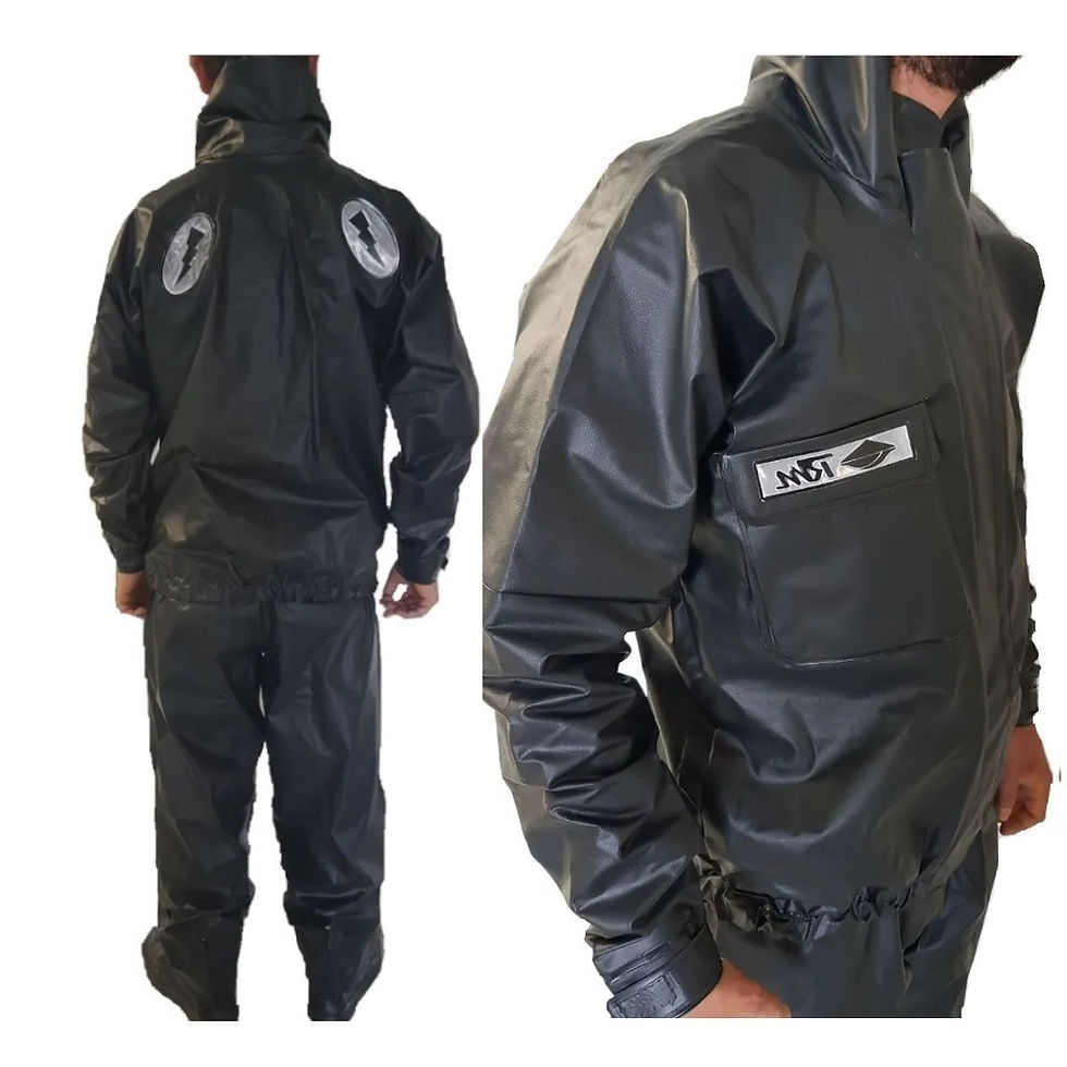 Miniatura: Capa de chuva motoboy motociclista calça jaqueta 
