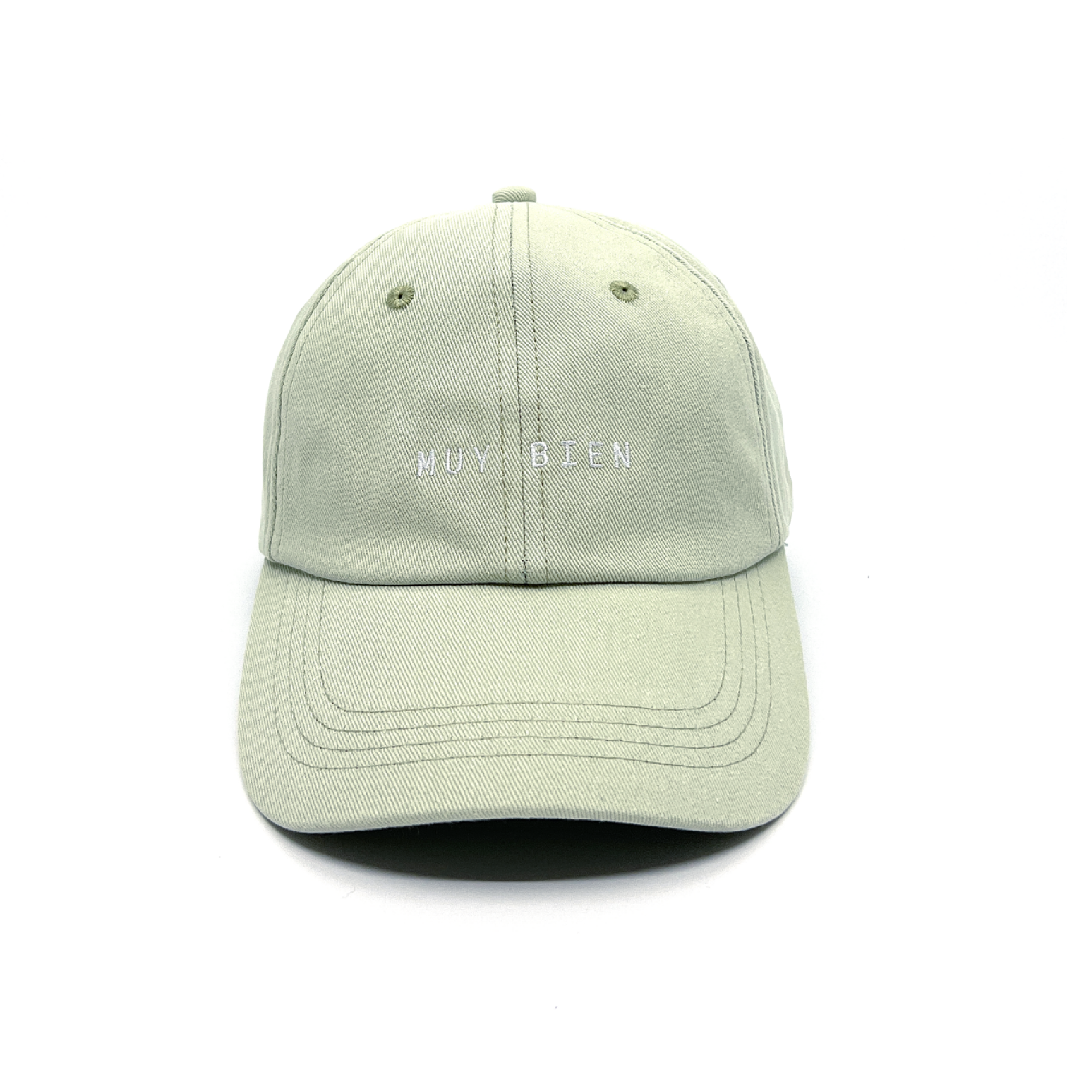 PALMEY Dad Cap MUY BIEN in Mint Green - Front