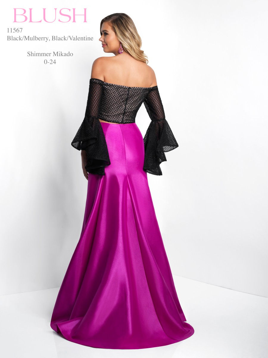 Thumbnail: Blush/Shimmer Mikado - 11567