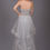 Thumbnail: Heavily Beaded Two Piece Top & Skirt Long Dress With Ruffles