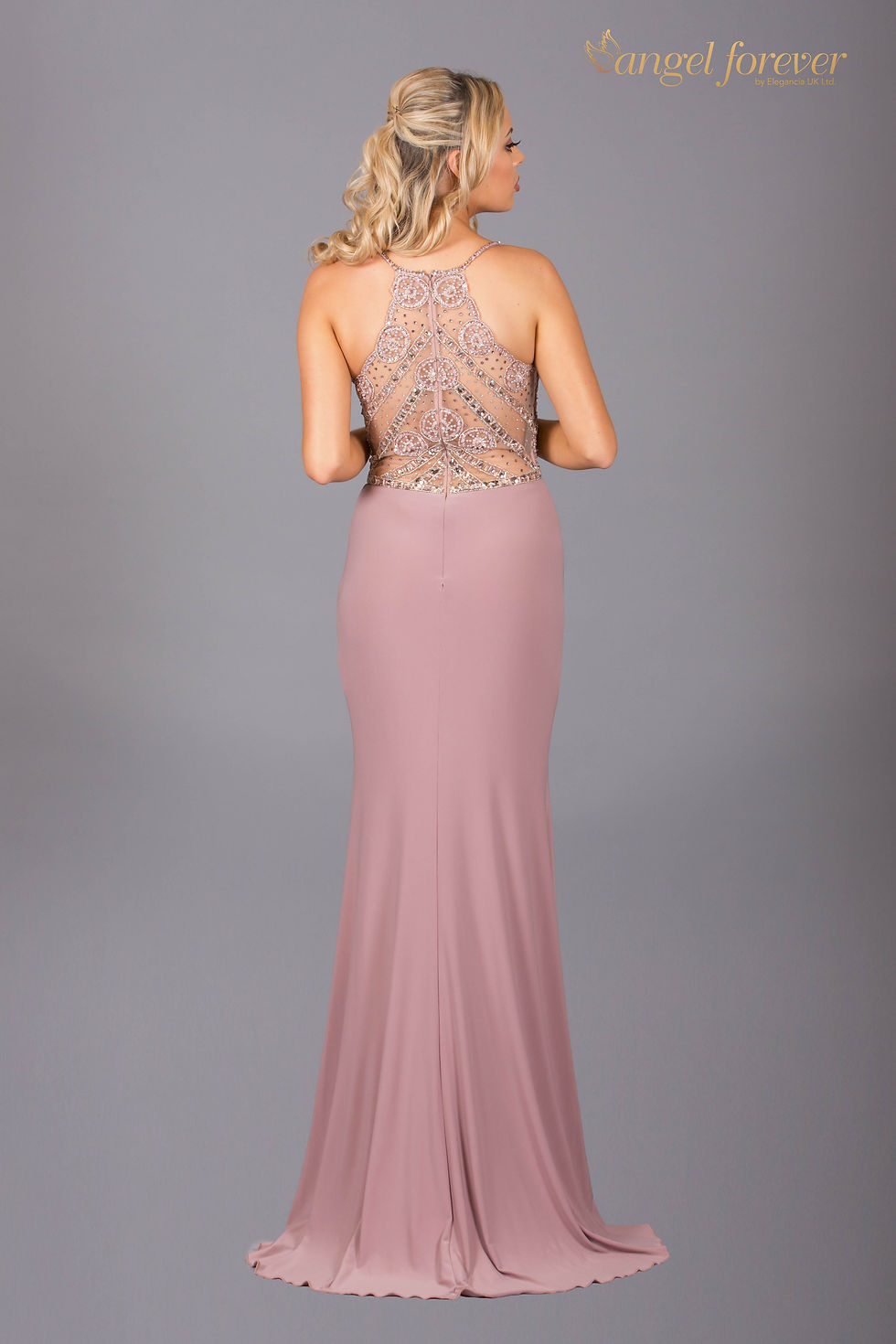 Thumbnail: Jersey Heavily Crystal With Beaded Back