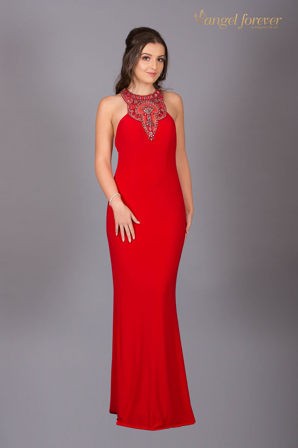 Thumbnail: Jersey Low Back With Heavily Crystal Beaded