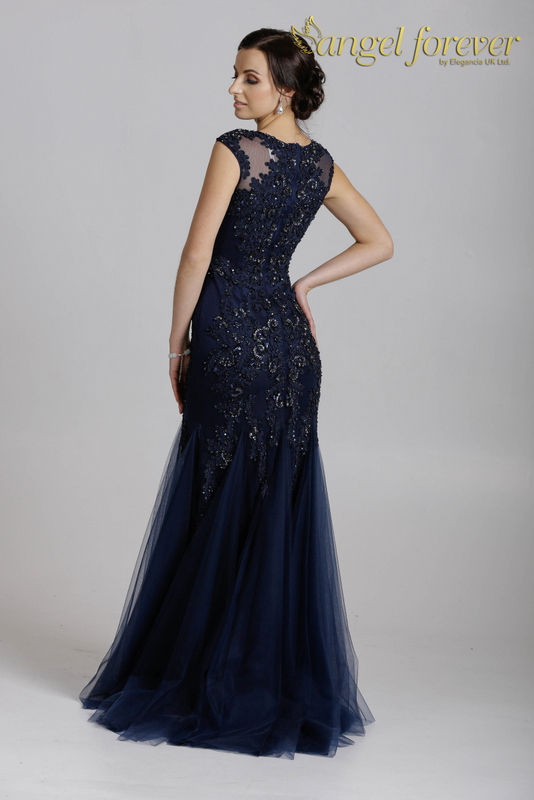Thumbnail: Lace & Tulle High Neck