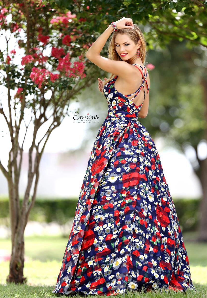 Thumbnail: Envious Couture - PRINTED ORGANZA - 18136