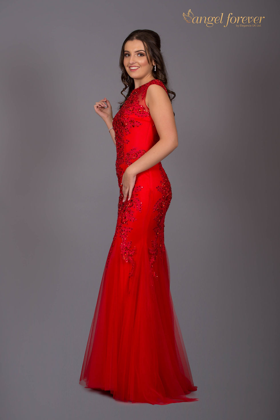 Thumbnail: Lace & Tulle High Neck